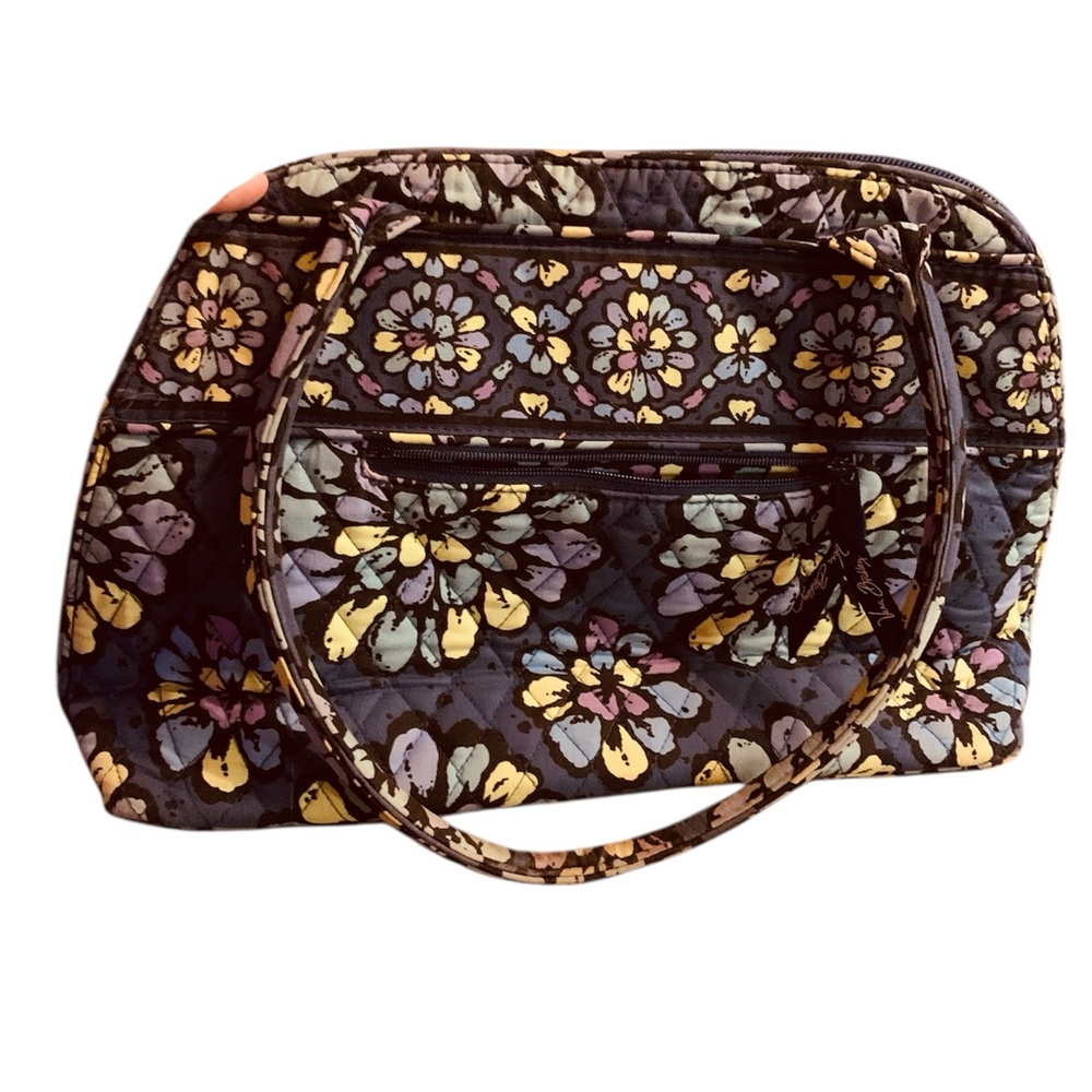 Vera Bradley Black and Yellow Floral Bag